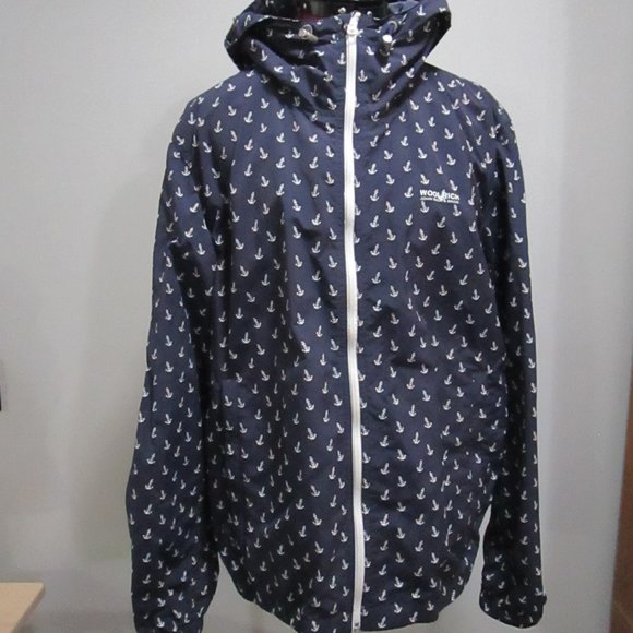Woolrich Man's Style  Jacket Anchor Print Size XL - Picture 3 of 8